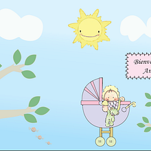 Bienvenida Ana. Design, and Traditional illustration project by Isabel Choin - 02.23.2012