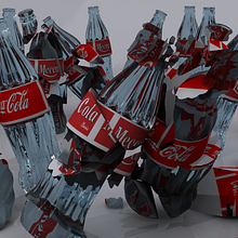 Meca Vs Coke. Un projet de Design , Illustration traditionnelle , et 3D de Javier Gamero Sánchez - 15.03.2012