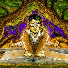 Ilustraciones para el libro "Aullido y otros poemas". Un proyecto de Ilustración tradicional de Adrián Izquierdo - 17.03.2012