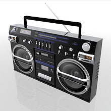 BoomBox Naone Blaster TRC 931. Design, and 3D project by Nando Feito Baena - 03.18.2012