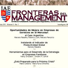 IAE, revista de antiguos alunmos, Fronteras del Management. Design project by Gabriel Aldo Cancellara - 03.20.2012