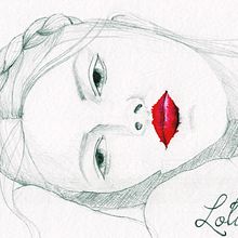 Lolita. Traditional illustration project by rocio_20 - 03.26.2012