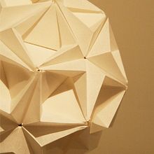 lámpara de papel. Design project by monica rivera - 03.29.2012