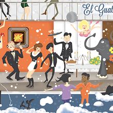 El Guateque. Un proyecto de Diseño, Ilustración tradicional y Publicidad de Iván Fernández Rodríguez - 30.03.2012