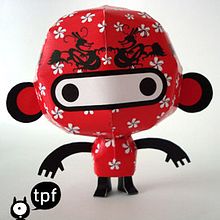 mr. chikyuu. Design, Traditional illustration, and 3D project by Vicenç Lletí Alarte - 04.01.2012