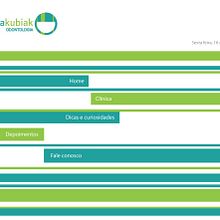 Site Cláudia Kubiak. Un proyecto de Diseño de Patricia Santos - 02.04.2012
