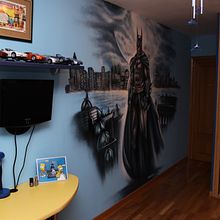Mural Batman. Un progetto di Design e Illustrazione tradizionale di Graffiti Media - 02.04.2012