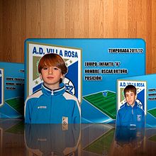 Football players webcards. Un proyecto de Diseño y Fotografía de eduardo_bustamante - 06.04.2012