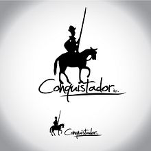 Conquistador logo. Un proyecto de Diseño, Ilustración tradicional y Publicidad de eduardo_bustamante - 06.04.2012