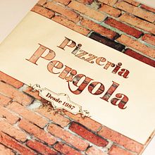 Carta del Restaurante La Pérgola. Design projeto de Sara Pérez - 09.04.2012