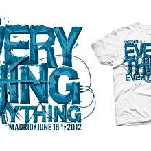 Camiseta Everything everything. Traditional illustration project by Alvaro Portela Martínez - 04.12.2012