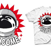 Camiseta Mr Welcome.  project by Alvaro Portela Martínez - 04.12.2012