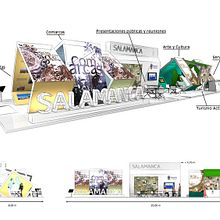 Stand Diputación de Salamanca.  project by Alvaro Portela Martínez - 04.12.2012