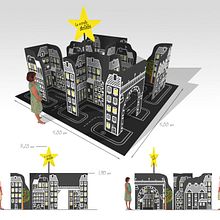Diseño acciones de calle navidad, Ayto. Alcobendas. Design, Traditional illustration, and 3D project by Alvaro Portela Martínez - 04.12.2012
