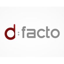 Logo De Facto. Design projeto de Alfonso Fernández - 12.04.2012