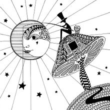 El pescador de estrellas. Un progetto di Illustrazione tradizionale di LÁPICES BLANCOS - 17.04.2012