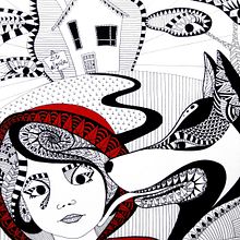 Caperucita. Un progetto di Illustrazione tradizionale di LÁPICES BLANCOS - 17.04.2012