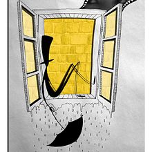 En la ventana. Un progetto di Illustrazione tradizionale di LÁPICES BLANCOS - 17.04.2012