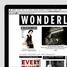 Wonderland magazine. Un progetto di Design e UX / UI di Guillermo Brotons - 17.04.2012