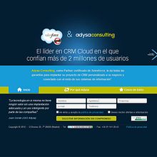 Salesforce & Adysa Consulting. Un proyecto de Diseño, Programación y UX / UI de seven - 23.04.2012