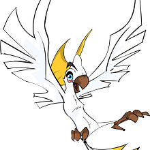 Videojuego-iPhone . Lady Cockatoo . Motion Graphics, and Traditional illustration project by Miguel Perrino López - 05.31.2014