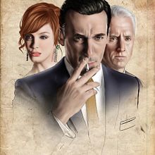 Mad Men. Un proyecto de Ilustración tradicional y Publicidad de Martin Echeverria Correa - 03.05.2012