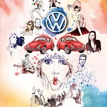 Yorokobu  Volkswagen. Un proyecto de Ilustración tradicional y Publicidad de Martin Echeverria Correa - 03.05.2012