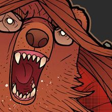 Red Fang. Design, and Traditional illustration project by Juan García - 05.04.2012