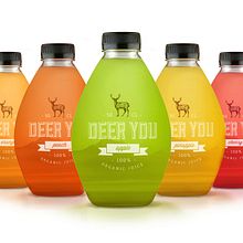 Deer you Organic Juice Ein Projekt aus dem Bereich Design von Mara Rodríguez Rodríguez - 06.05.2012