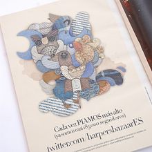 Harper´s Bazaar Junio 2012. Design, Traditional illustration, Film, Video, TV, UX / UI, IT, and Advertising project by Gabriel Delgado Wicke - 05.21.2012