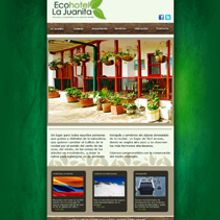 Web Ecohotel La Juanita. Design, and Programming project by Laura Soto Ortiz - 05.13.2012
