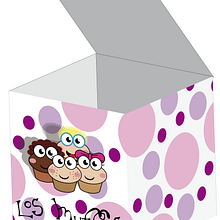 Los muffins. Design, Traditional illustration, and 3D project by Irene Martos Gomez - 05.22.2012