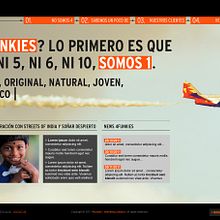Proposition de site pour 4funkies Ein Projekt aus dem Bereich Design von Laure Chassaing - 23.05.2012