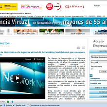 Agencia Virtual de Networking para mayores 55. Design, and Programming project by Jose Lorenzo Espeso - 05.24.2012