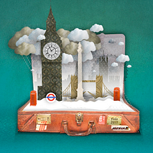 IBERIA // YA SUENA LA NAVIDAD. Design, Motion Graphics, Traditional illustration, and Advertising project by Nacho Gallego - 06.12.2012