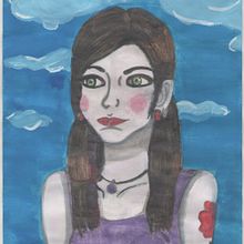 Autorretrato. Traditional illustration project by Miss Sarie Stein - 06.03.2012