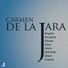 Web Carmen de la Jara. Design project by Paco Mármol - 06.05.2012