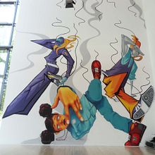 Breakin´Convention walls Ein Projekt aus dem Bereich Traditionelle Illustration, Bildende Künste, Design von Figuren und Events von Javier KF - 02.05.2011