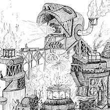 Menschlichen Bergwerk. Un projet de Illustration traditionnelle de Andrés Lozano - 13.07.2012