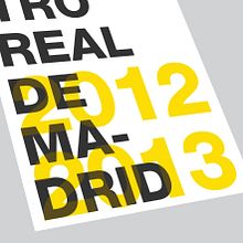 Teatro Real Madrid 2012-2013. Design, Traditional illustration, UX / UI, and Advertising project by Jorge H - 06.15.2012