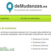 DeMudanzas.es. Design, Traditional illustration, Programming, and UX / UI project by Daniela Nettle - 06.19.2012
