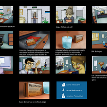 story board . Design, Traditional illustration, and Advertising project by Manuel Moya Gomez - 07.05.2012