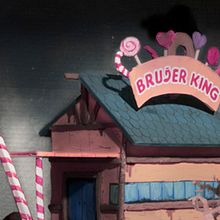 DIORAMA Hannsel y Gretel. Design, Traditional illustration, and UX / UI project by Manuel Moya Gomez - 07.09.2012
