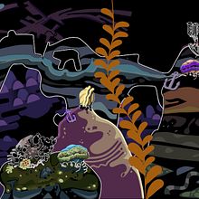 mundo marino. Motion Graphics, and Traditional illustration project by vritis de la huerta - 07.14.2012