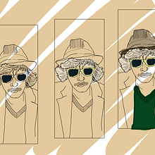 Javier Adell, fumador. Projekt z dziedziny Trad, c i jna ilustracja użytkownika Pau Avila Otero - 14.07.2012