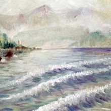 playa-oleo. Un projet de Illustration traditionnelle de Josefa Lopez Guerrero - 16.07.2012