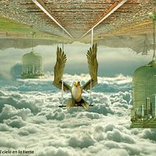 Ave Renfe el cielo en la tierra. Traditional illustration, and Advertising project by pandorco - 07.22.2012