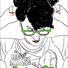 Portada Revista Papel de Estraza. Un proyecto de Diseño e Ilustración tradicional de Flores Taboada - 04.08.2012