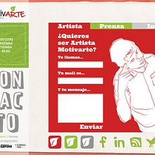 Diseño Interface Motivarte. Un proyecto de Diseño de Flores Taboada - 04.08.2012