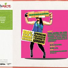 Diseño Interface Motivarte. Un proyecto de Diseño y Fotografía de Flores Taboada - 04.08.2012